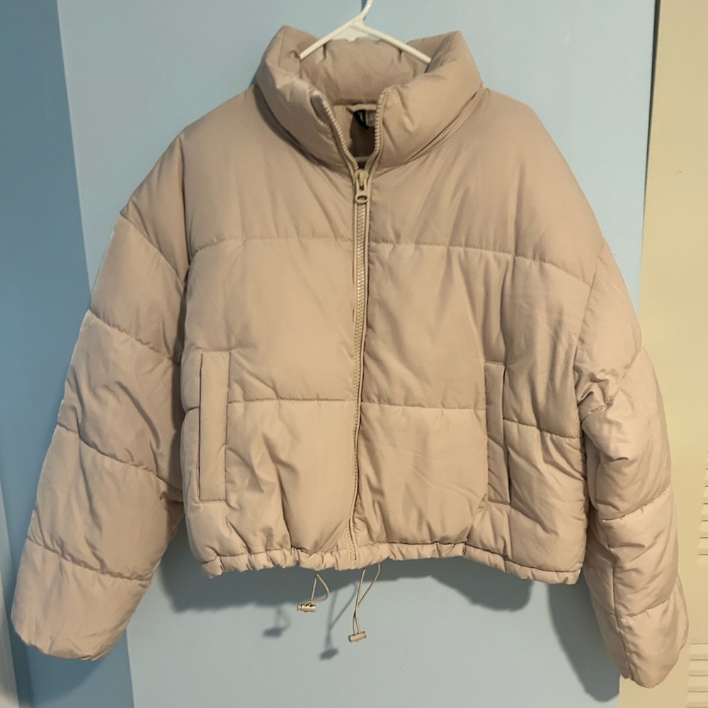 H&M Light Tan Puffer Jacket